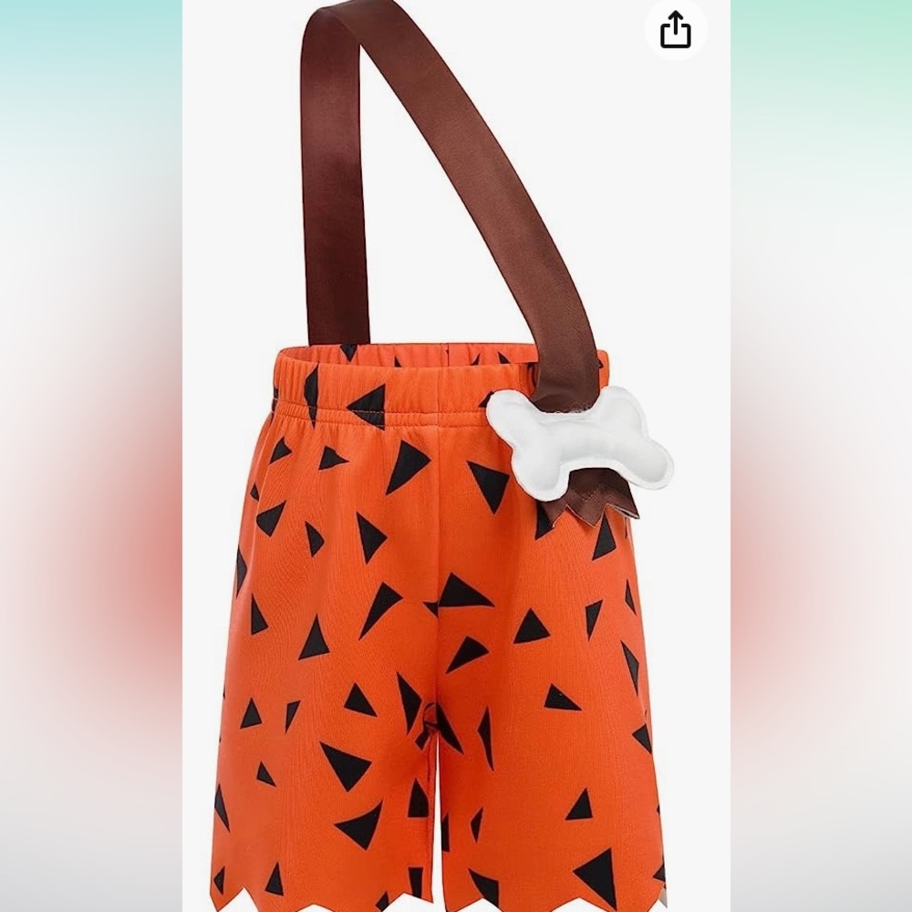 Boys flintstone costume